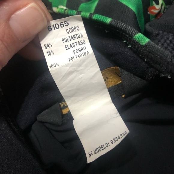 Blueman Brazilian Java High Neck One-Piece Swimsuit - Picture 7 of 8